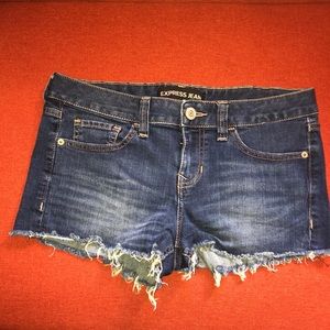 Express,Women’s blue denim shorts.Size 4